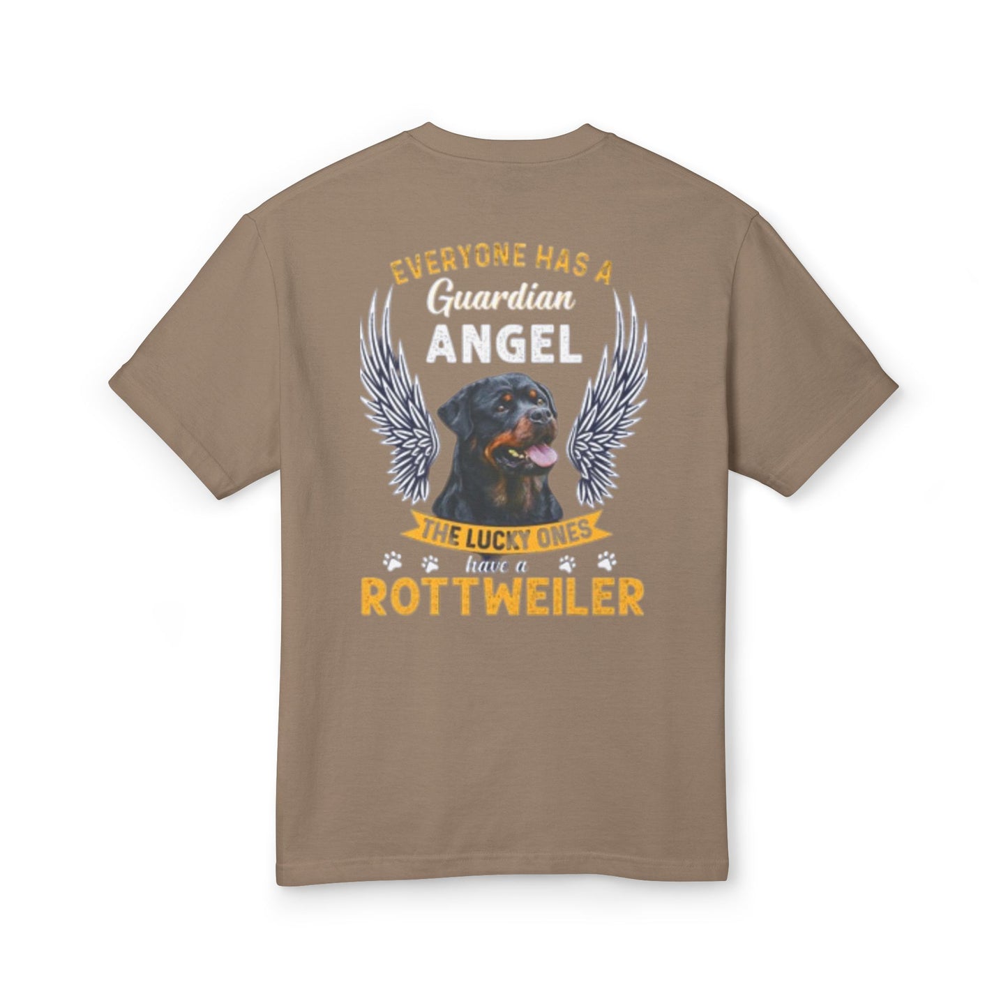 Rottweiler Guardian Angel Tee, Dog Lover Shirt, Pet Memorial Clothing, Animal Lover Gift, Unisex Animal Apparel