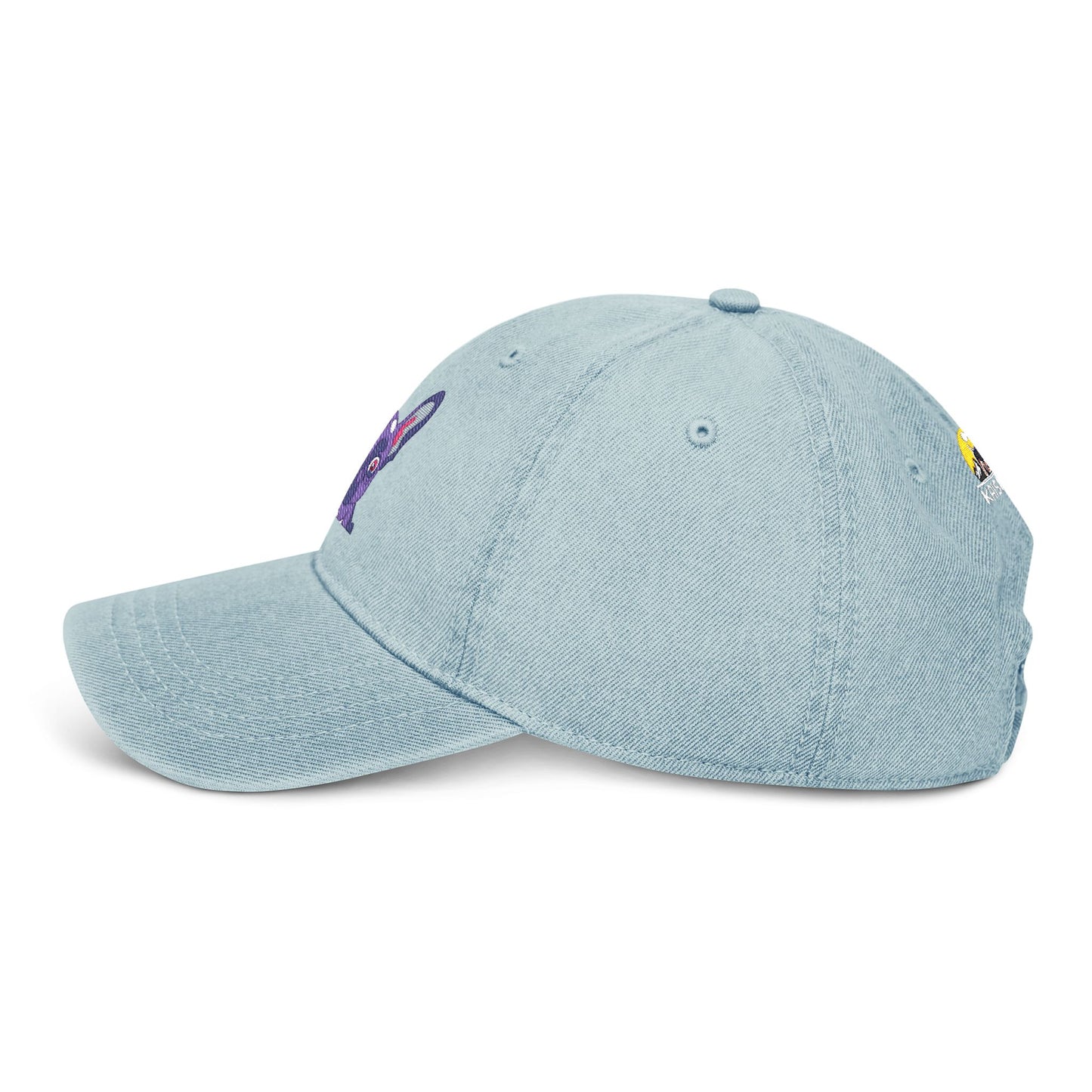 Embroidery French Bulldog Denim Hat - Stylish Cap for Dog Lovers