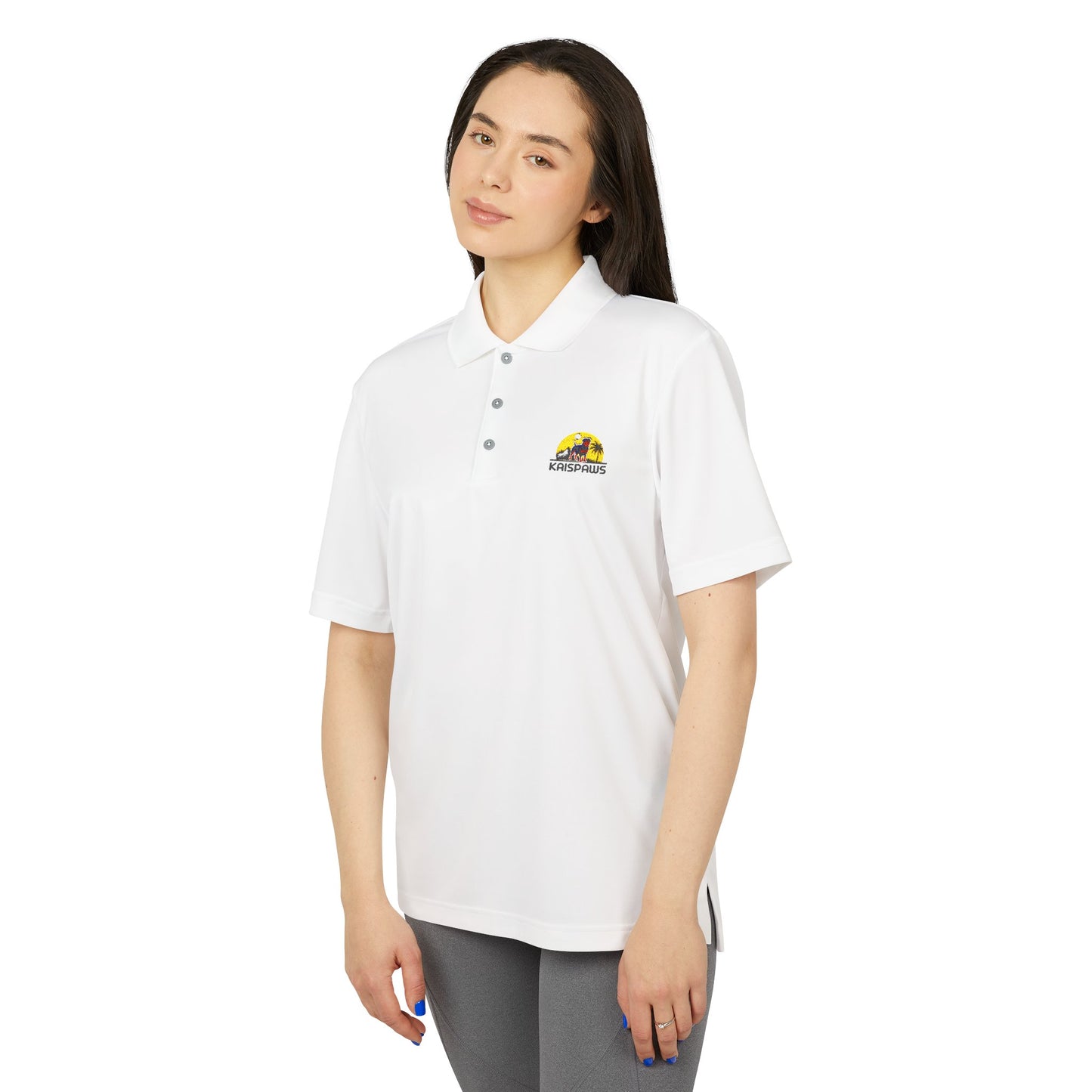 Adidas Ladies Performance Polo with 'KAISPAWS'