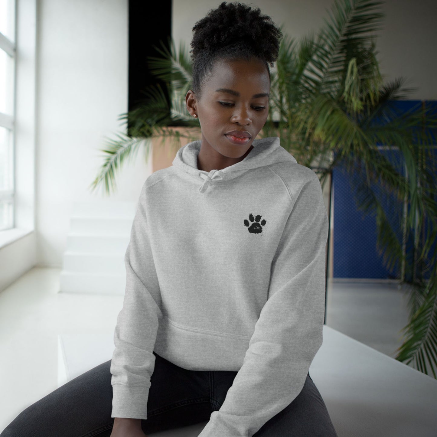 Fun Dog-Themed Women's Hoodie - "I'm Not A Dog, I'm A Baby"