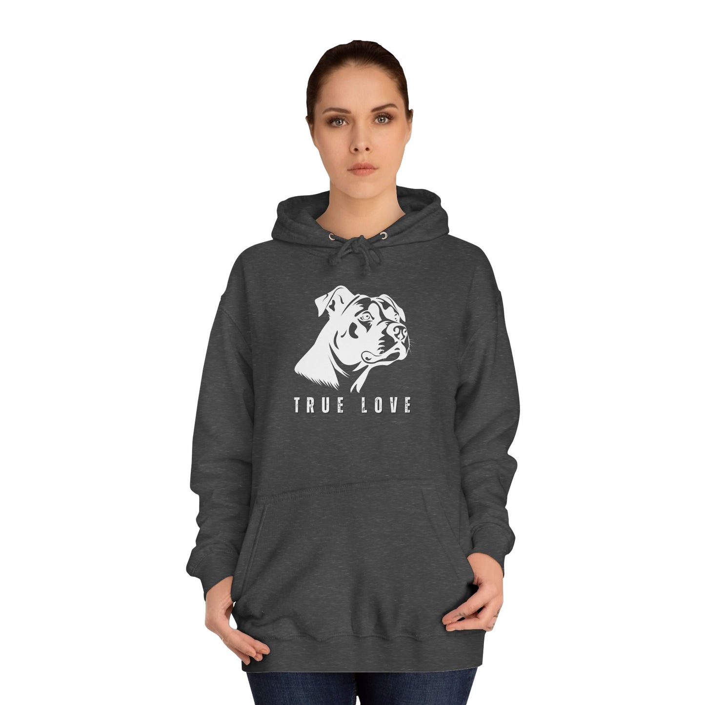 True Love Friends Forever Men's College Hoodie