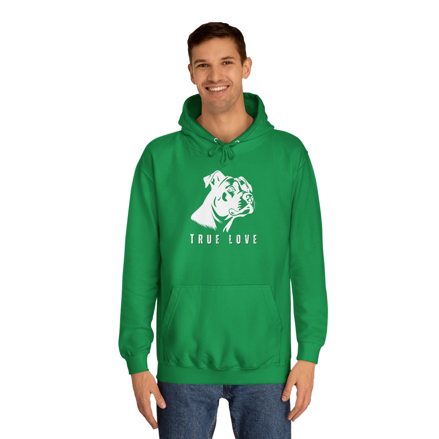 True Love Friends Forever Men's College Hoodie