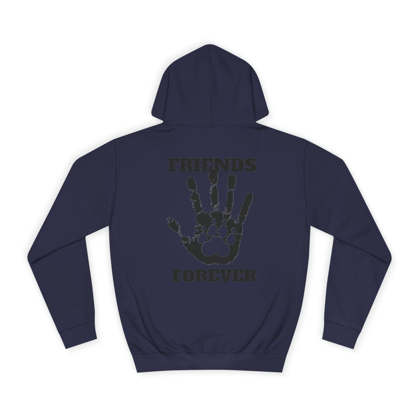 True Love Friends Forever Men's College Hoodie