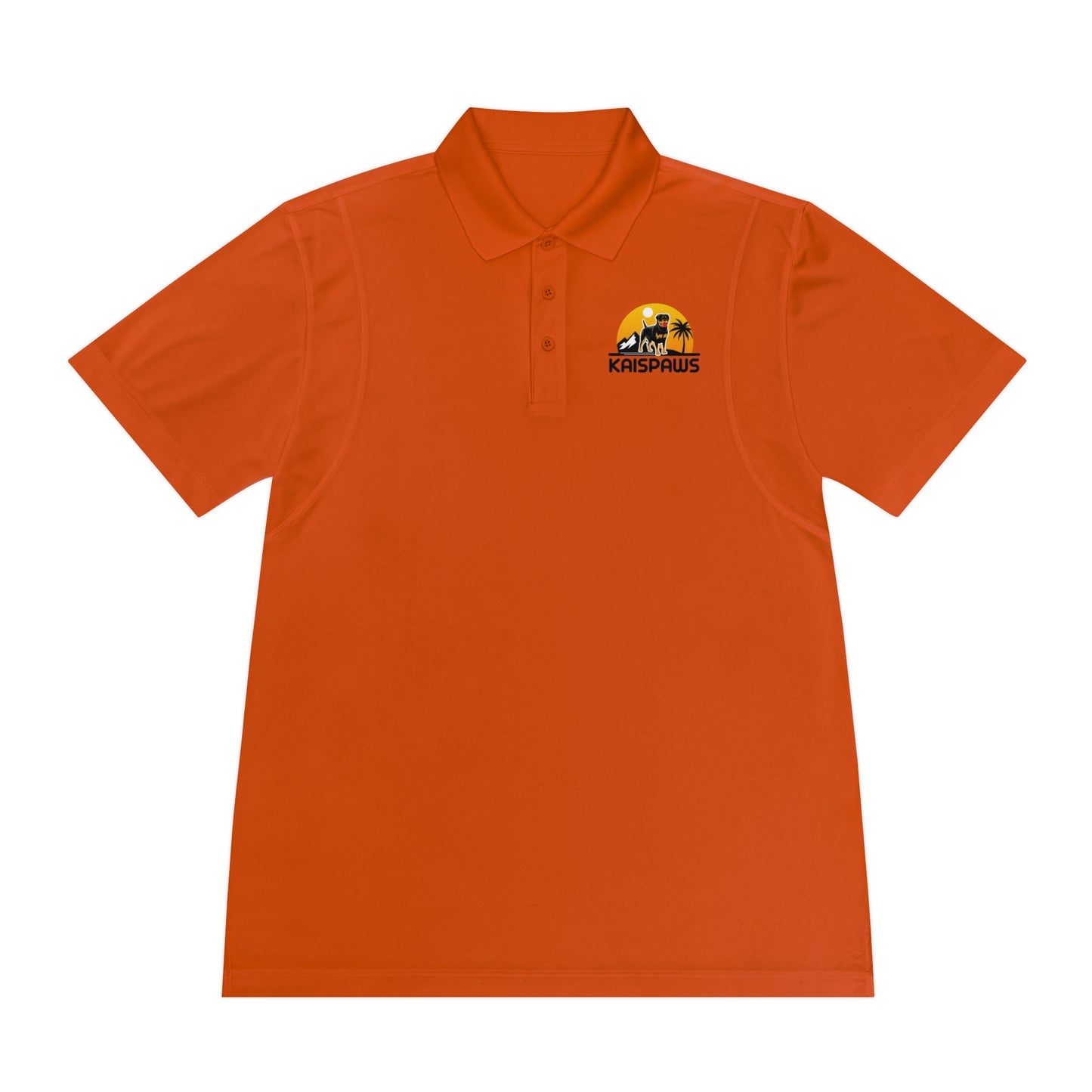 Men's Sport Polo Shirt - 'KaisPaws' Casual Activewear for Dog Lovers
