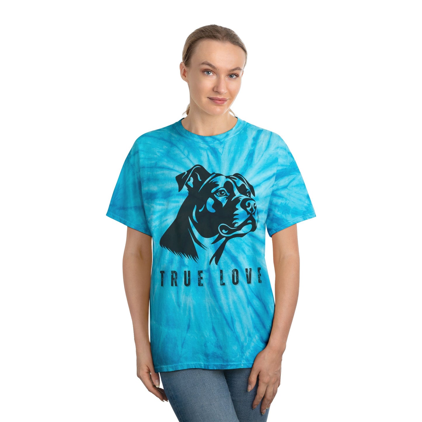 True Love Men's Tie-Dye Tee - Yellow Dog Lover Shirt