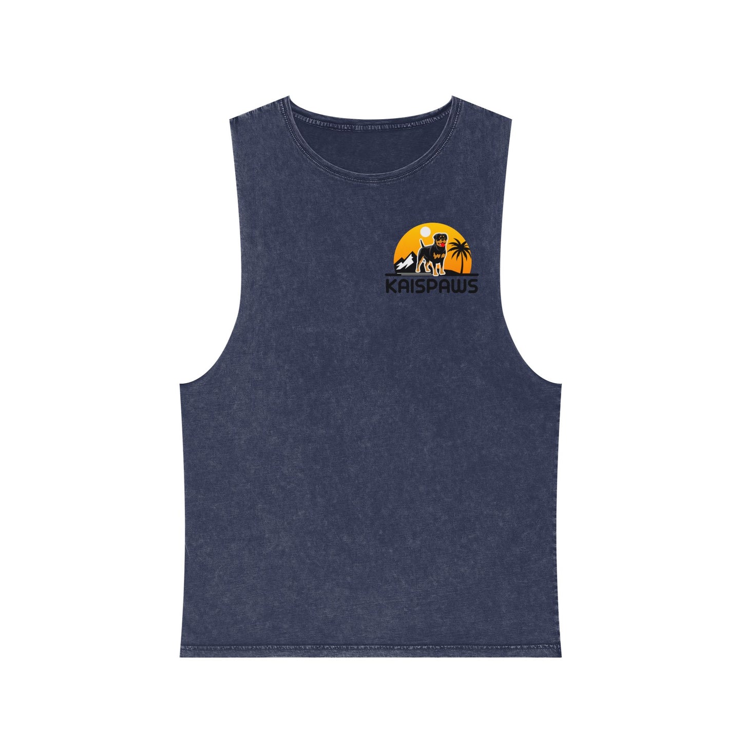 Men's & Ladies Stonewash Tank Top – 'KAISPAWS & RV' logo