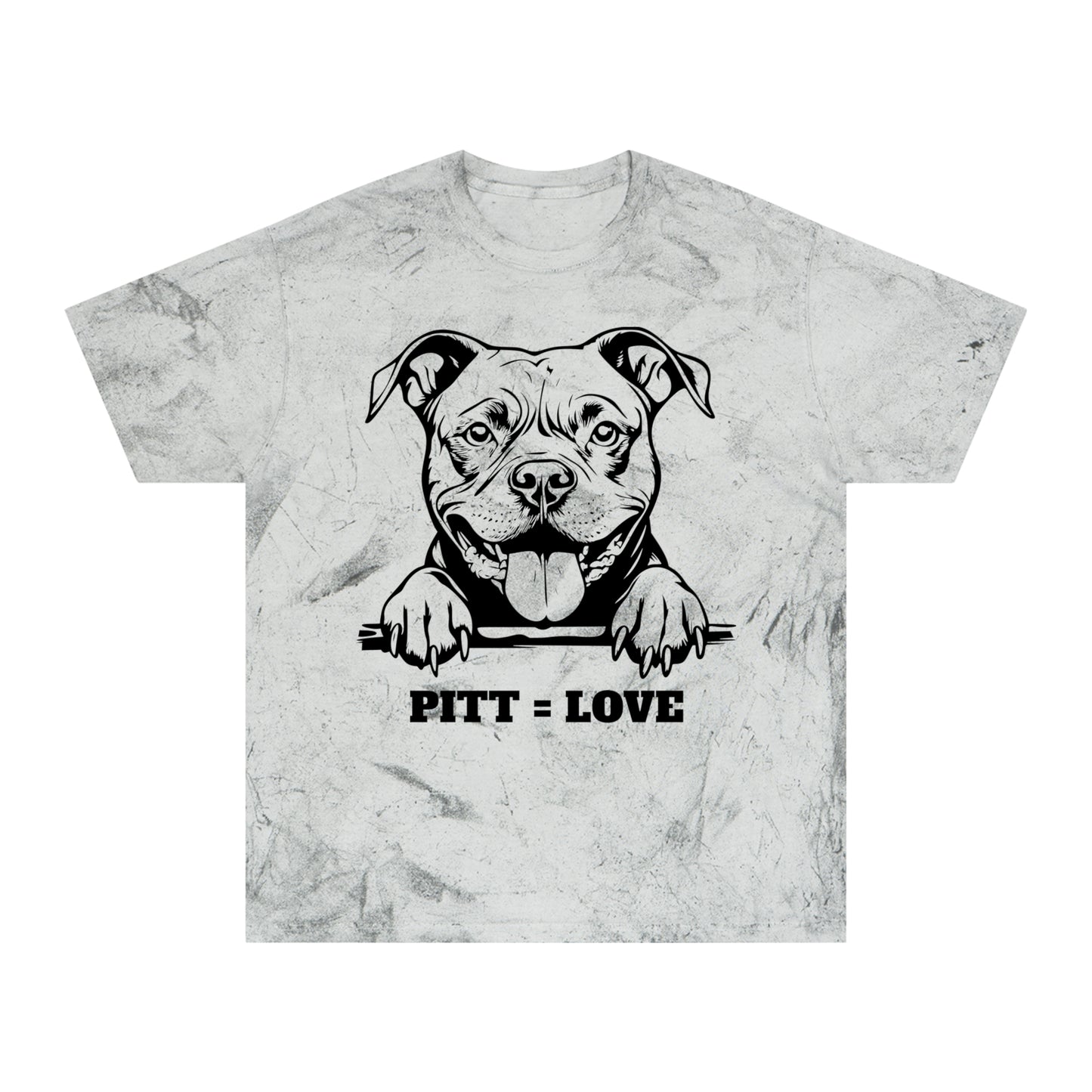 Pitt Love Women's Color Blast T-Shirt - Dog Lover Apparel