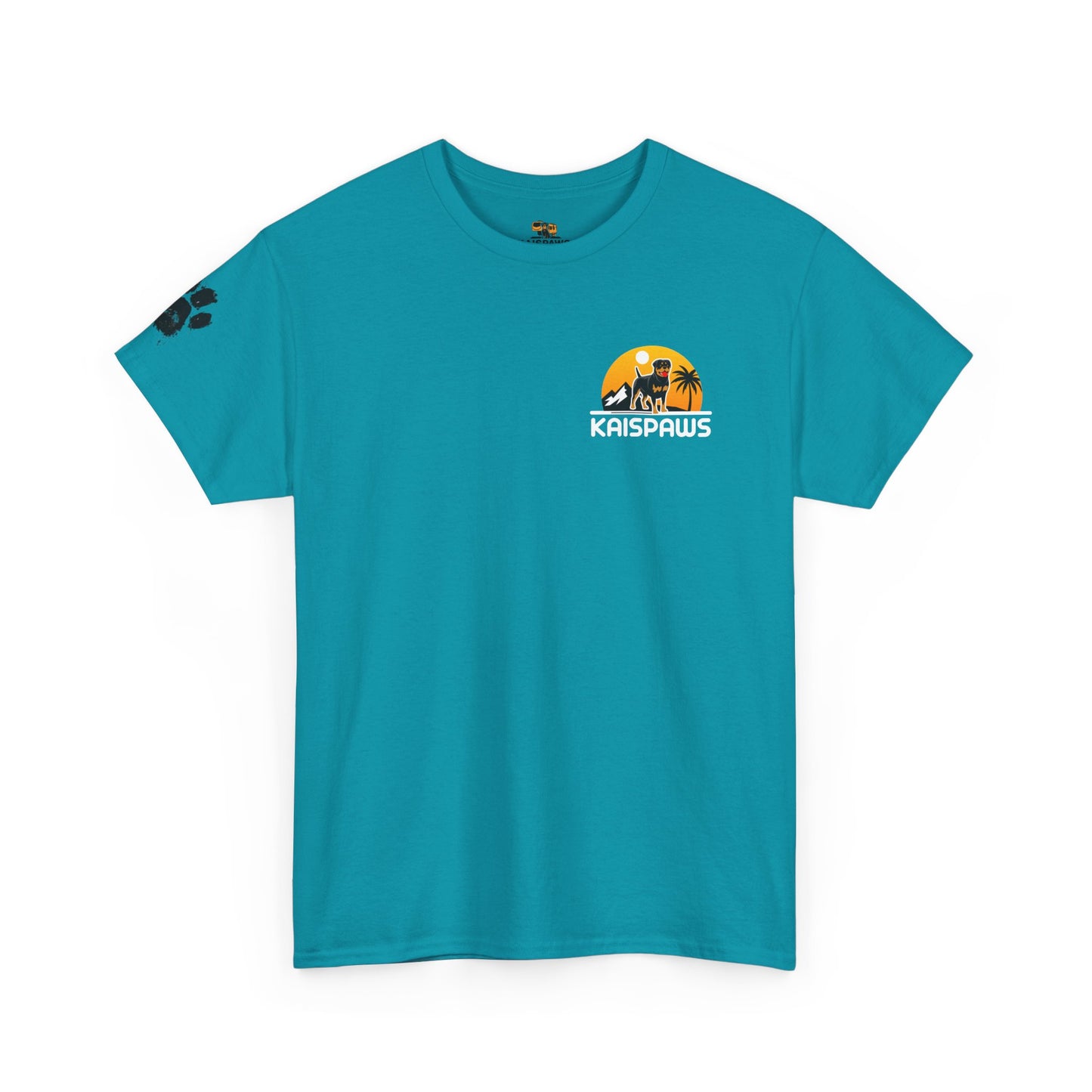 Dog Lover women's Heavy Cotton Tee - "Dog-tro-vert" Design