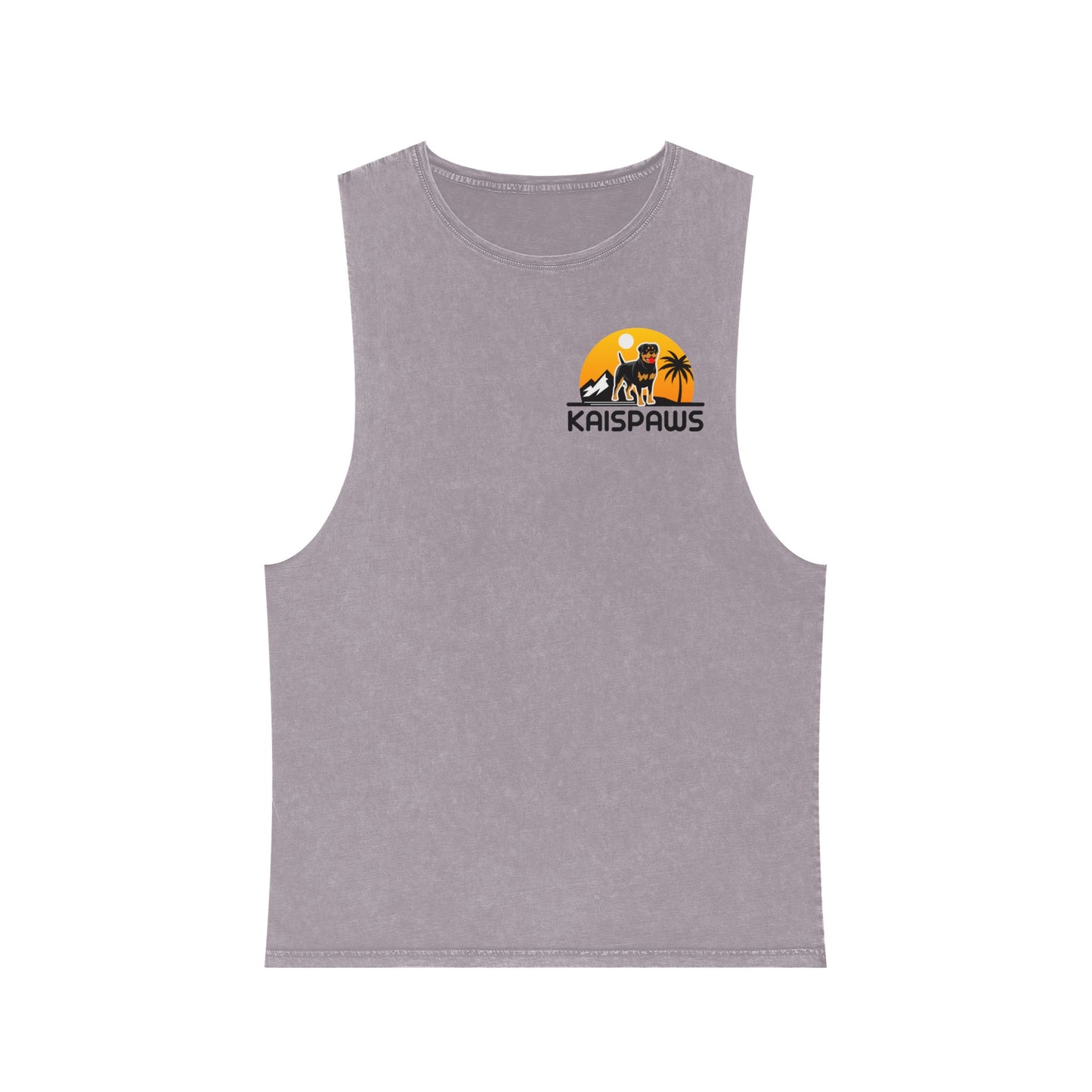 Men's & Ladies Stonewash Tank Top – 'KAISPAWS & RV' logo
