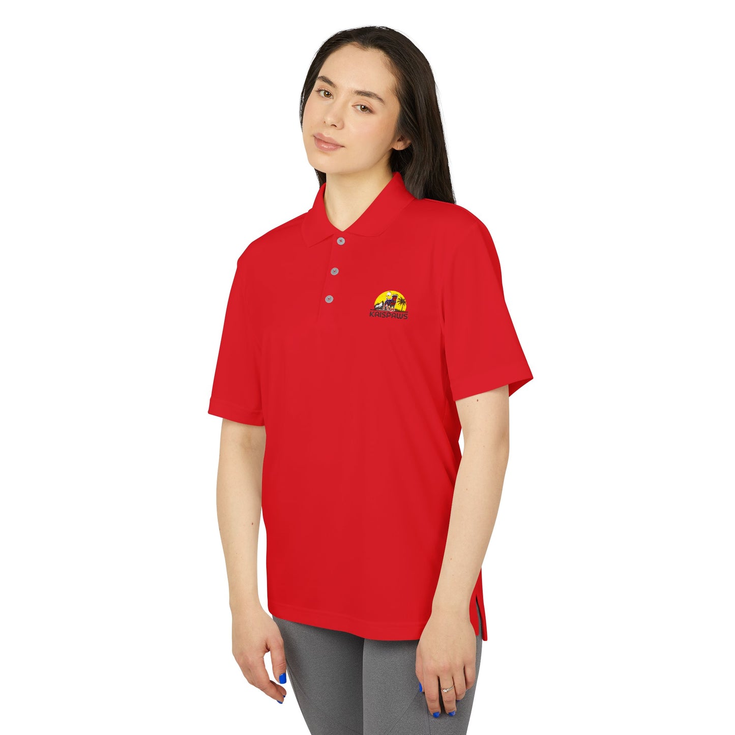 Adidas Ladies Performance Polo with 'KAISPAWS'