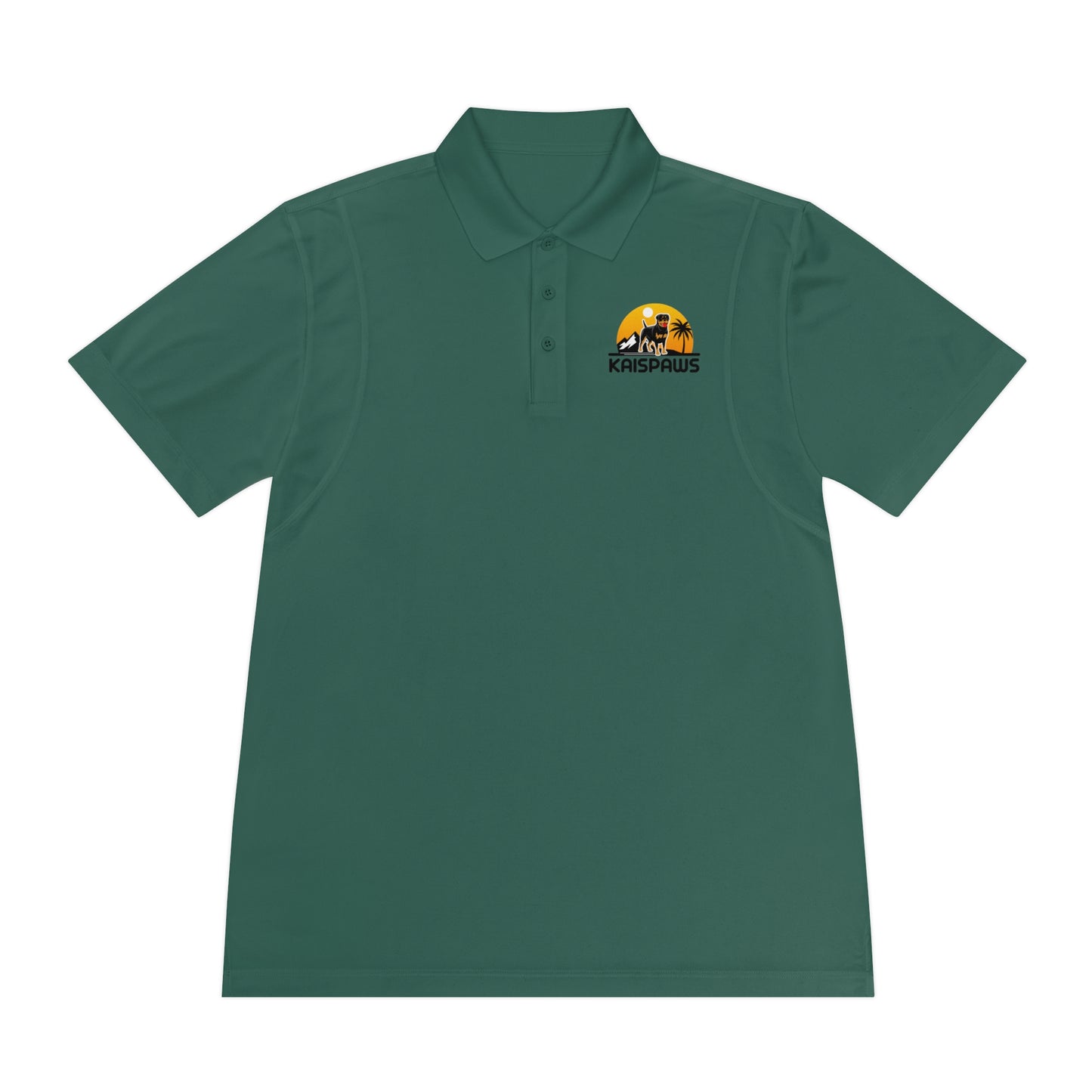 Men's Sport Polo Shirt - 'KaisPaws' Casual Activewear for Dog Lovers
