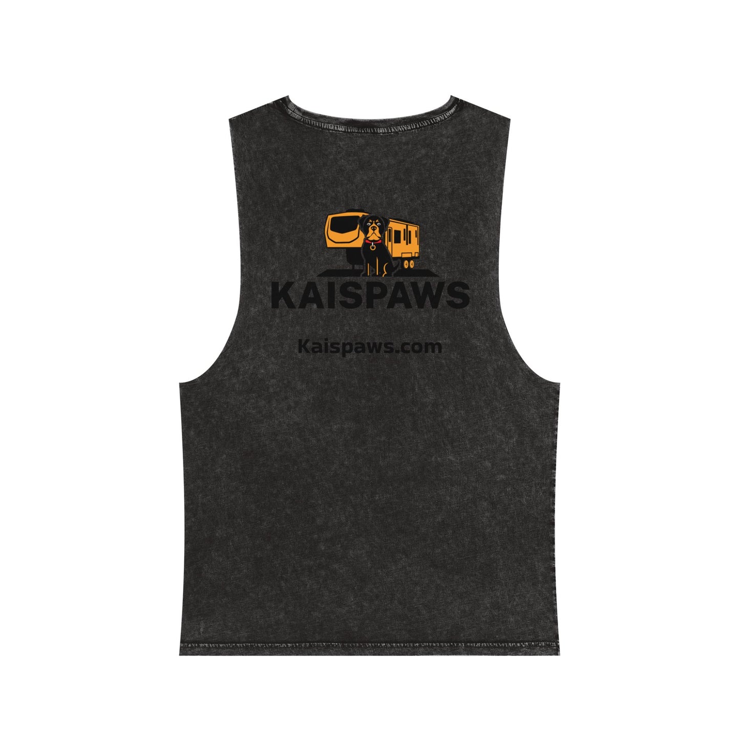 Men's & Ladies Stonewash Tank Top – 'KAISPAWS & RV' logo