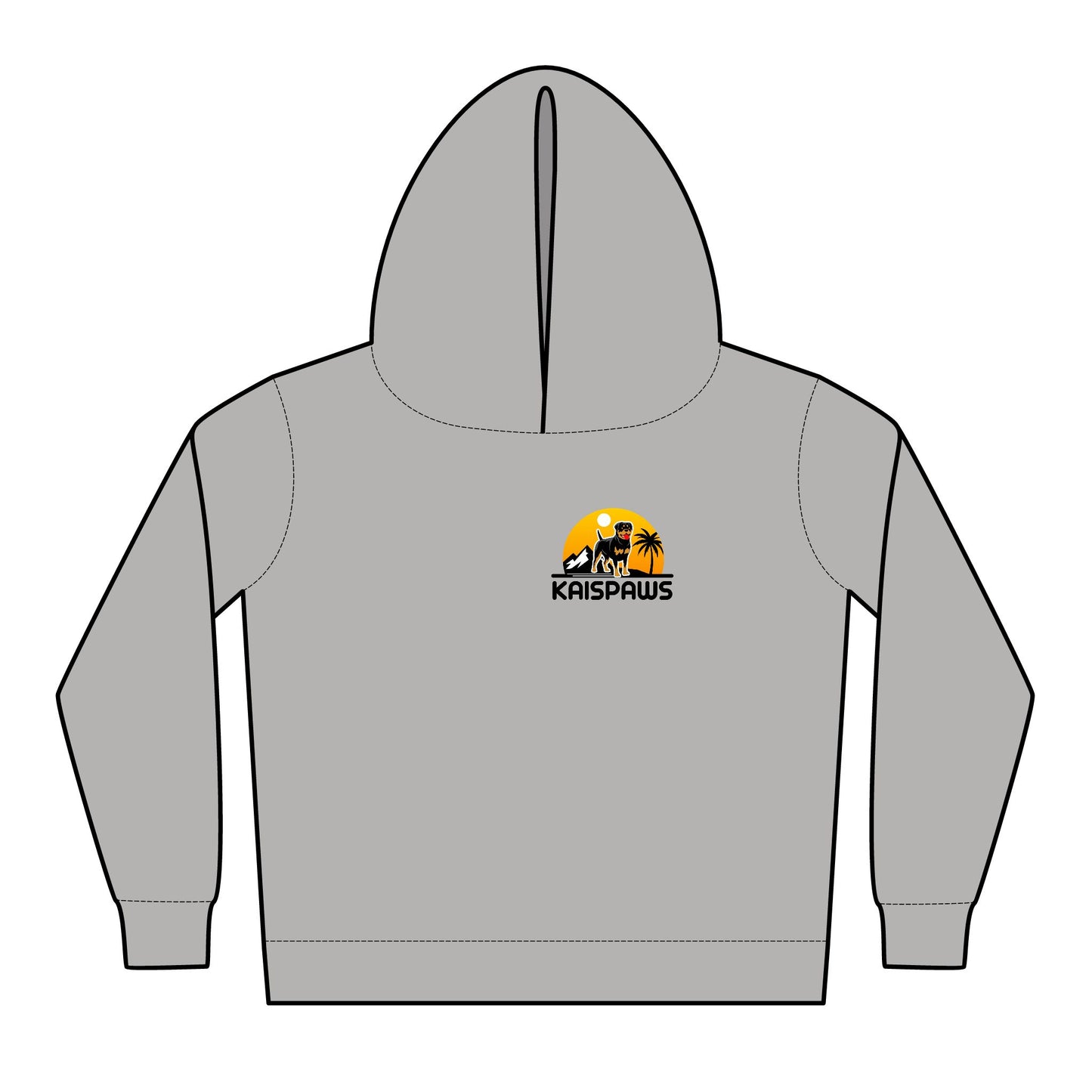 Toddler Kids Fleece Hoodie with 'KAISPAWS and Anatomy' *ROTTY**