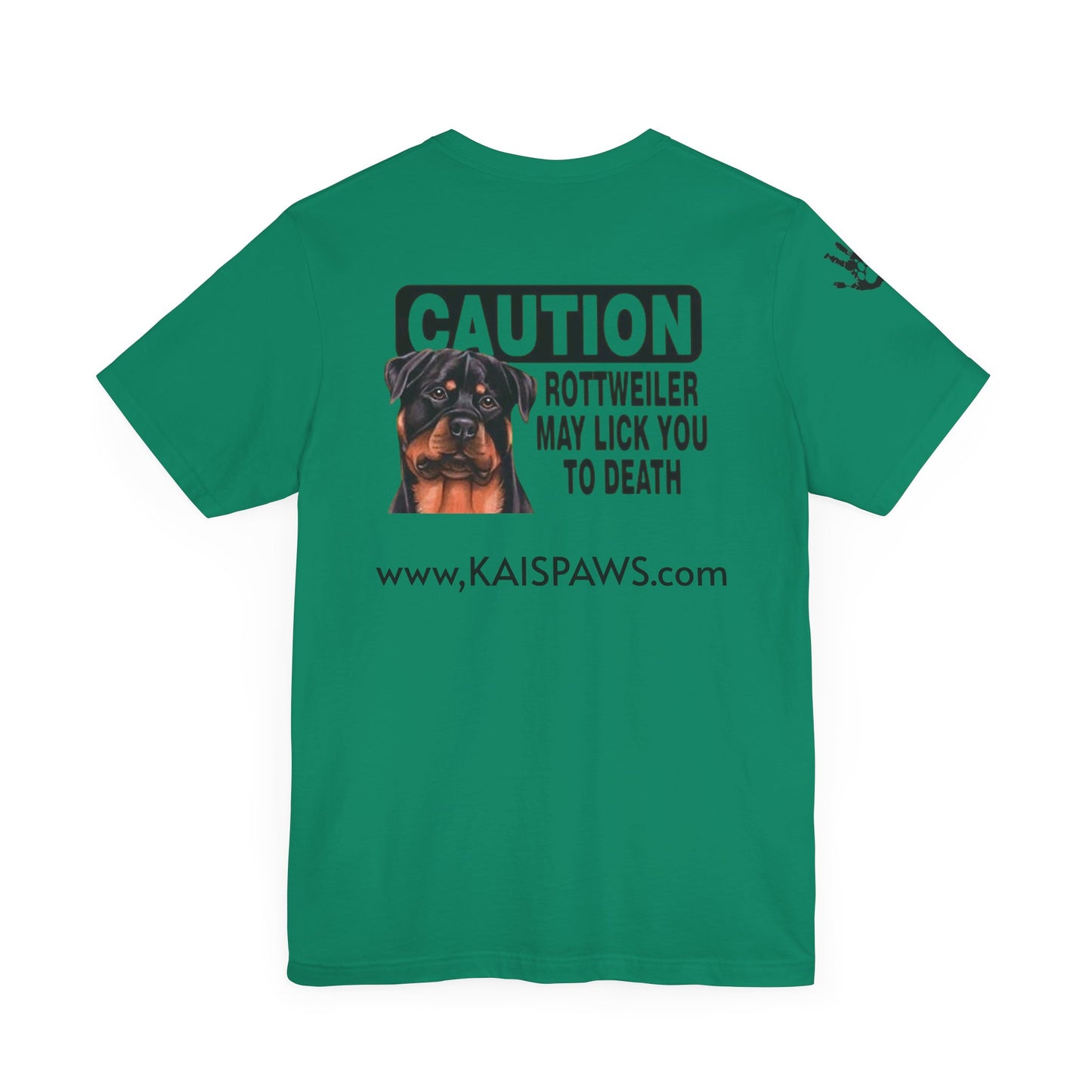 Caution Rottweiler Graphic Tee - Funny Pet Lovers Shirt, Gift for Dog Owners, Unisex Tee, Animal Lover Apparel, Birthday Present