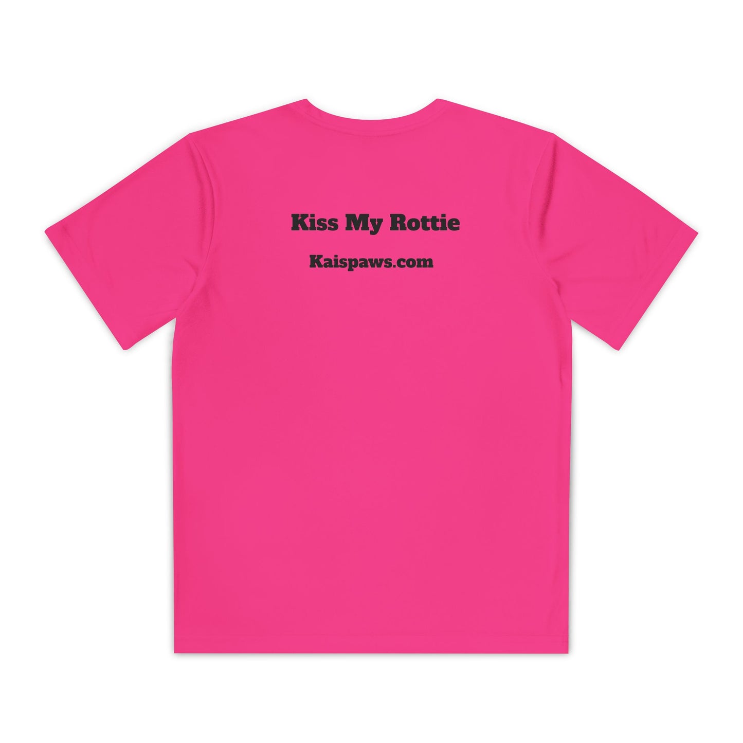 Kids Funny Dog Tee - 'Kiss My Rottie'