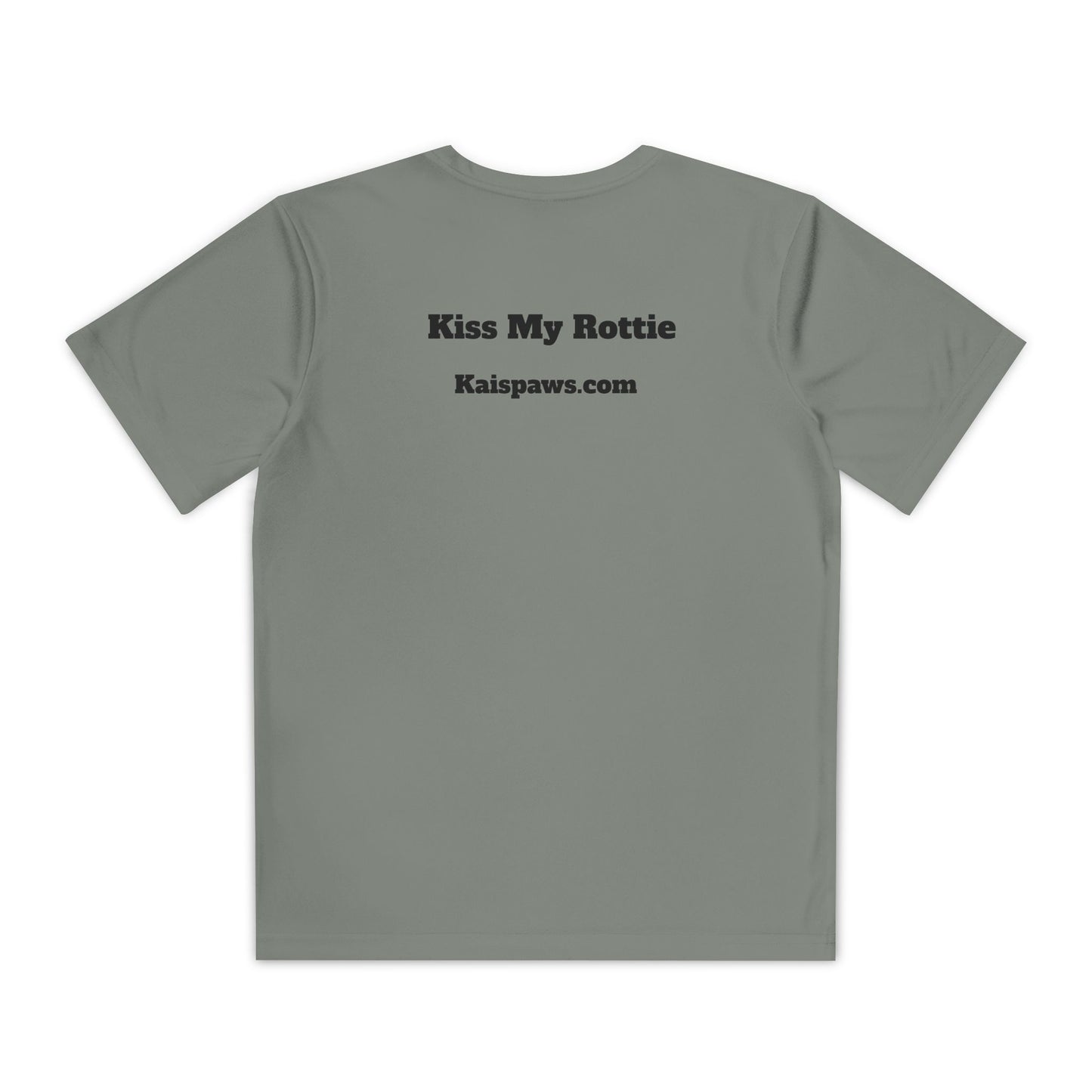 Kids Funny Dog Tee - 'Kiss My Rottie'