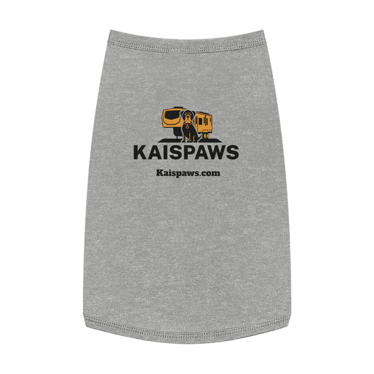 Pet Tank top with 'KaisPaws' - Stylish Pet Apparel for Summer Adventures