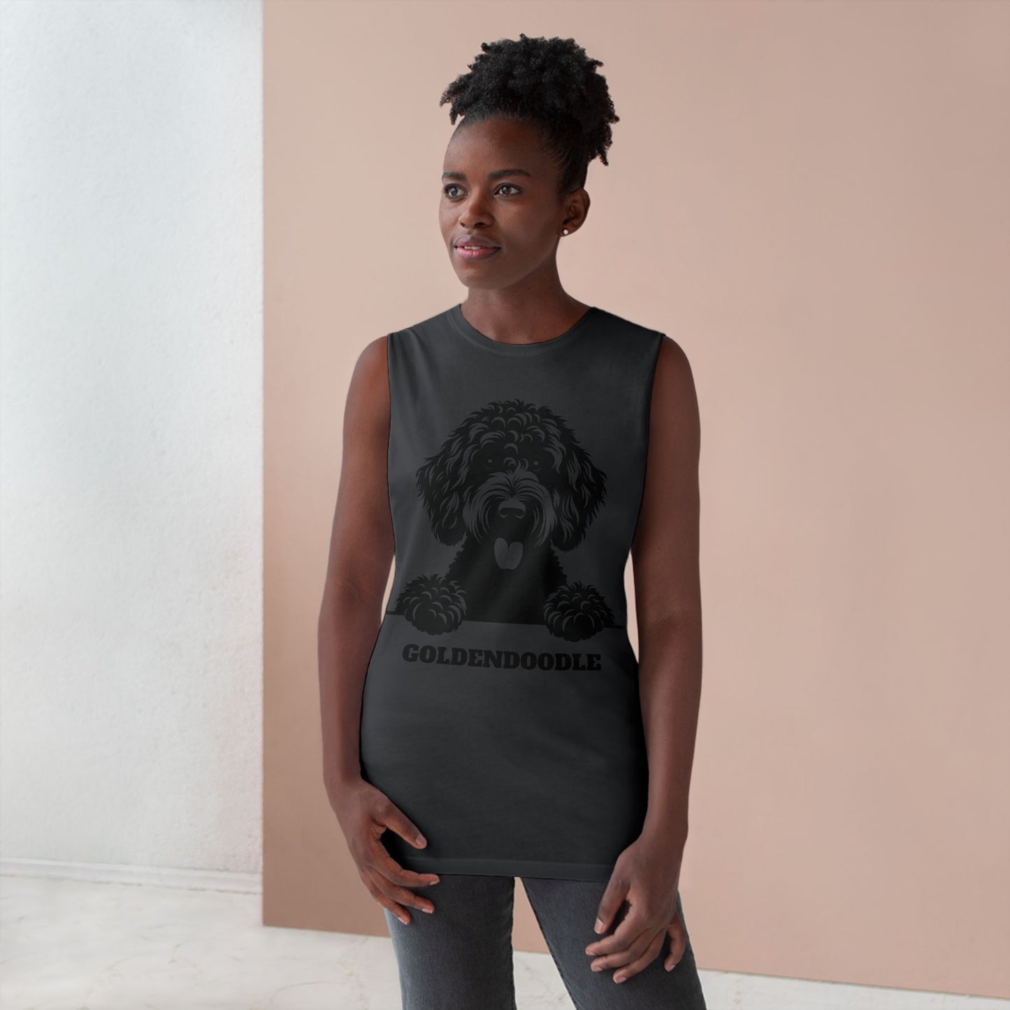 Goldendoodle Lover Unisex Tank Top - Fun Dog Graphic Tee