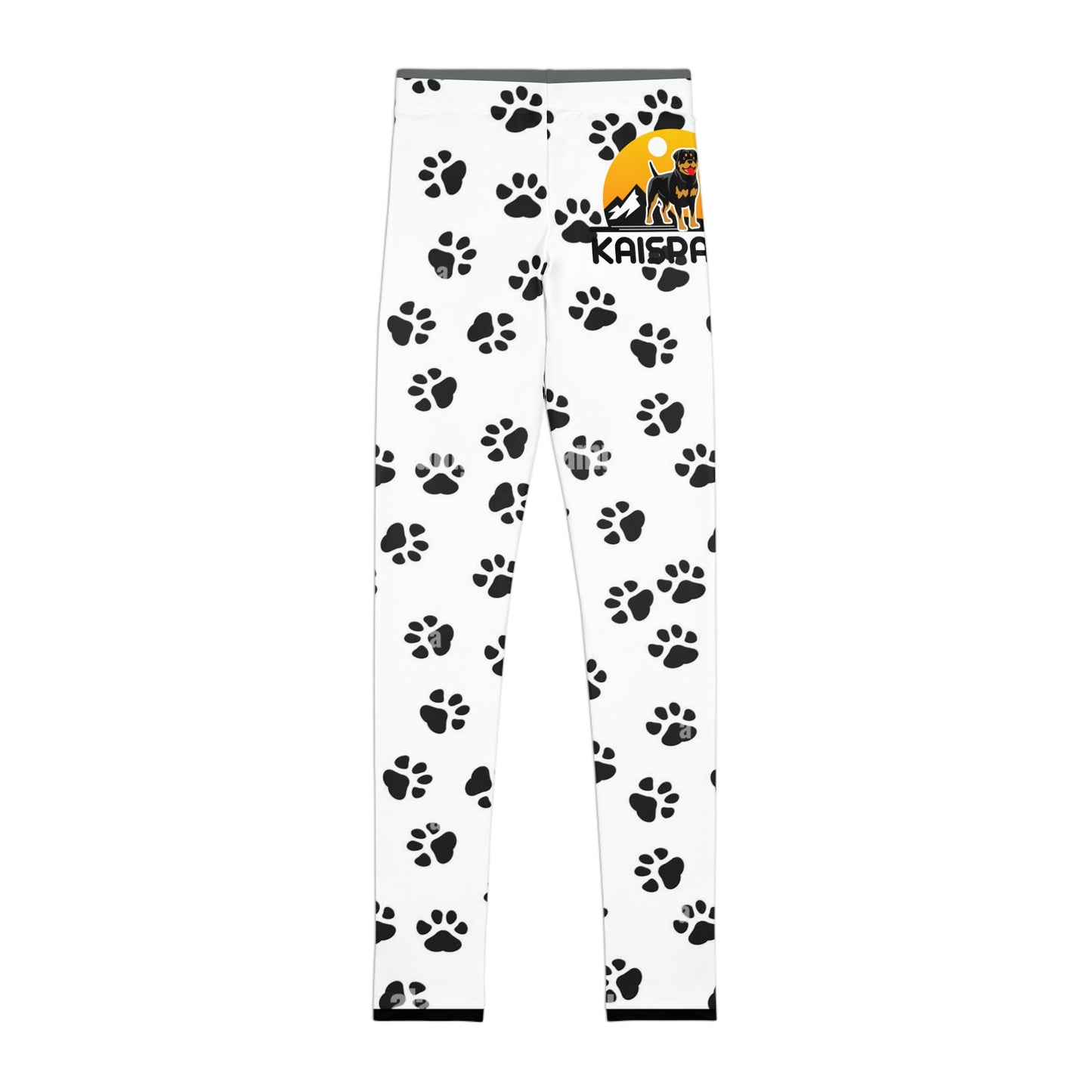 Fun Paw Print Youth Leggings - Ideal for Animal Lovers