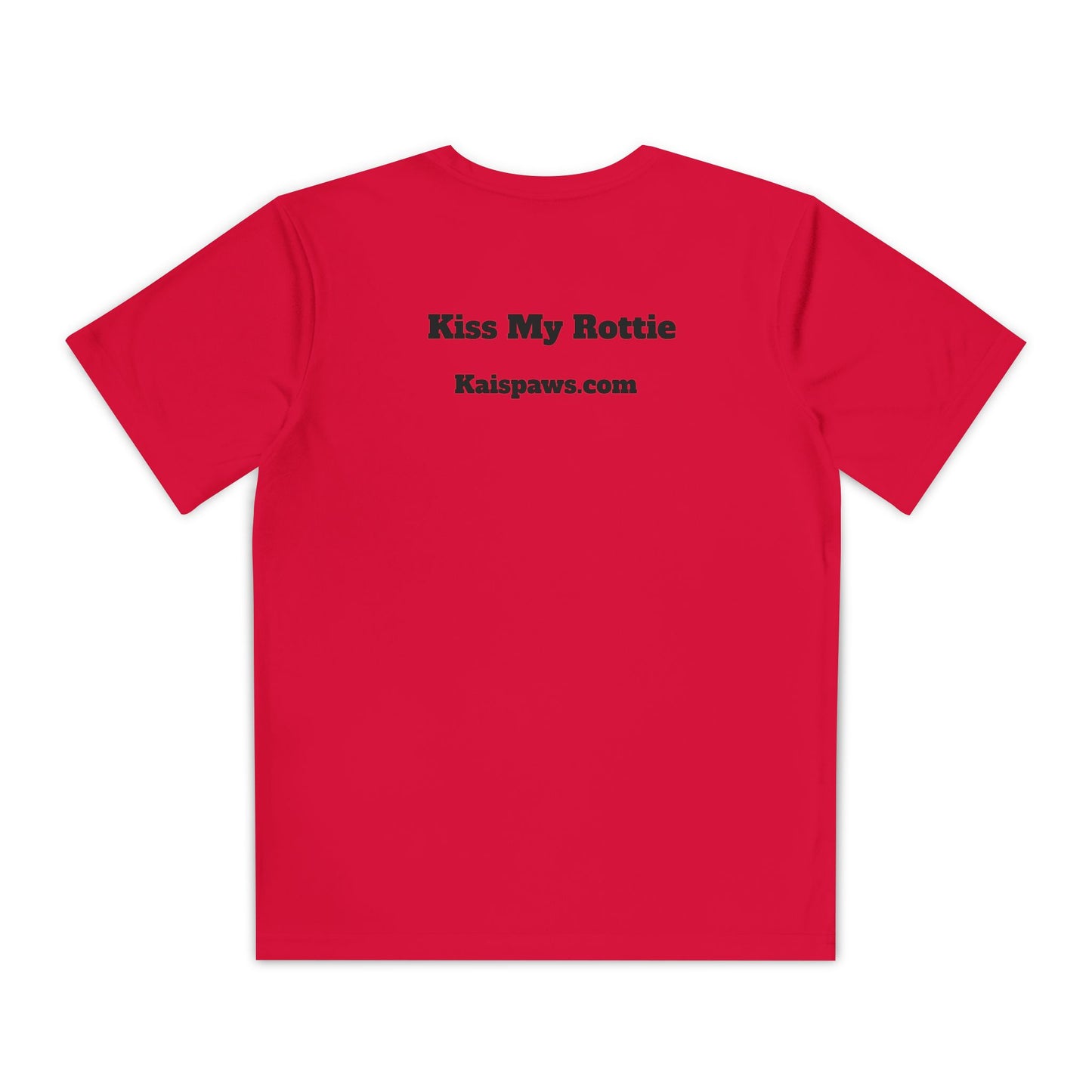 Kids Funny Dog Tee - 'Kiss My Rottie'