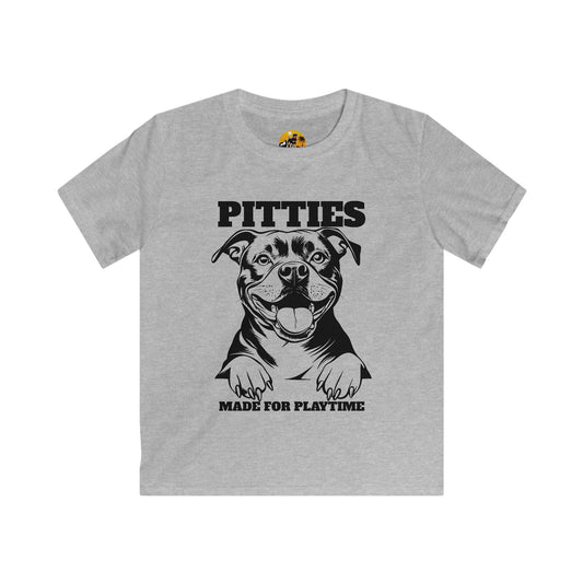 Pitties Kids Softstyle Tee - Made for Playtime