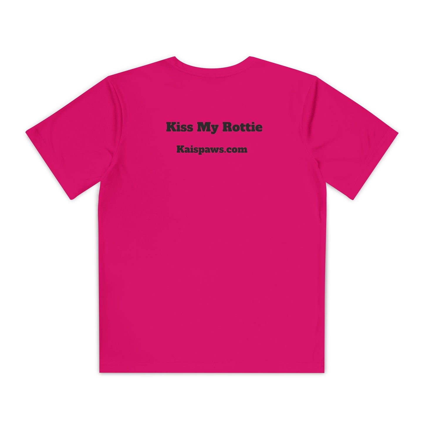 Kids Funny Dog Tee - 'Kiss My Rottie'