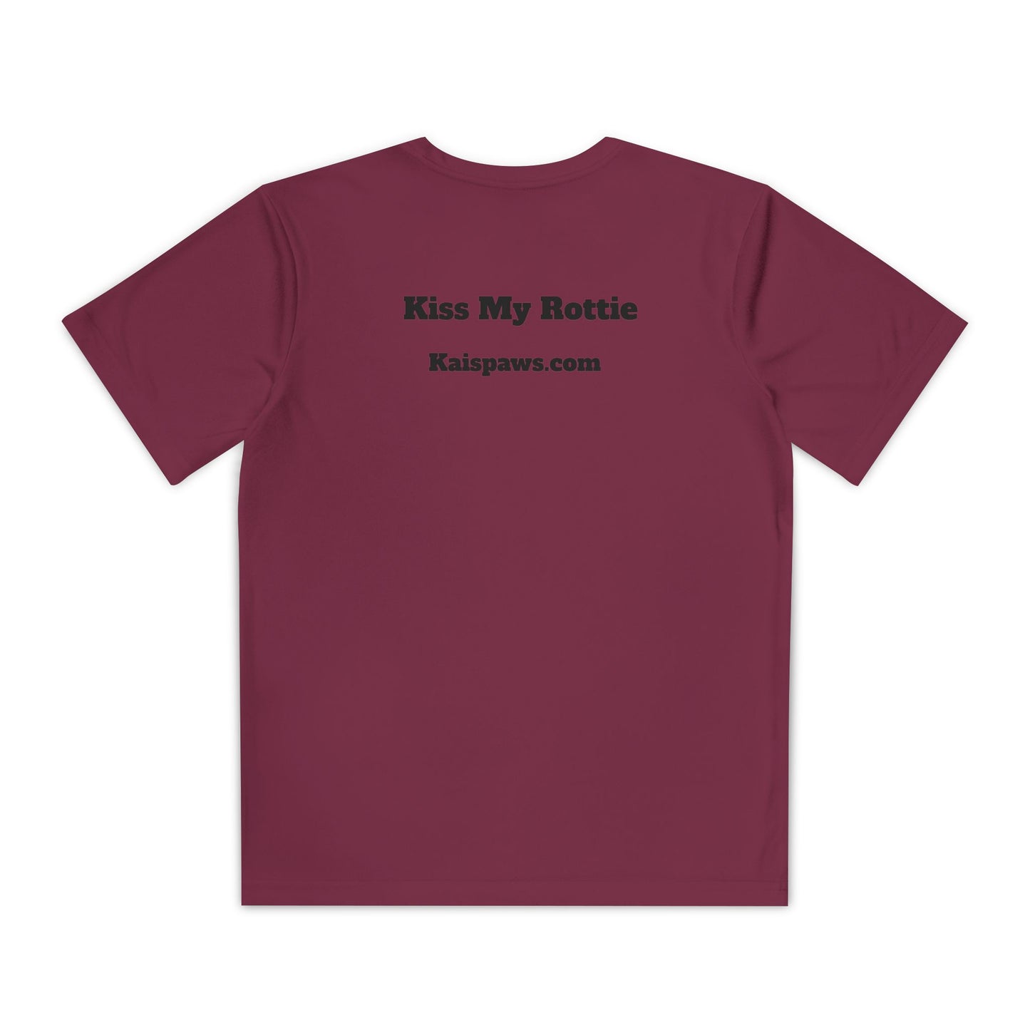Kids Funny Dog Tee - 'Kiss My Rottie'