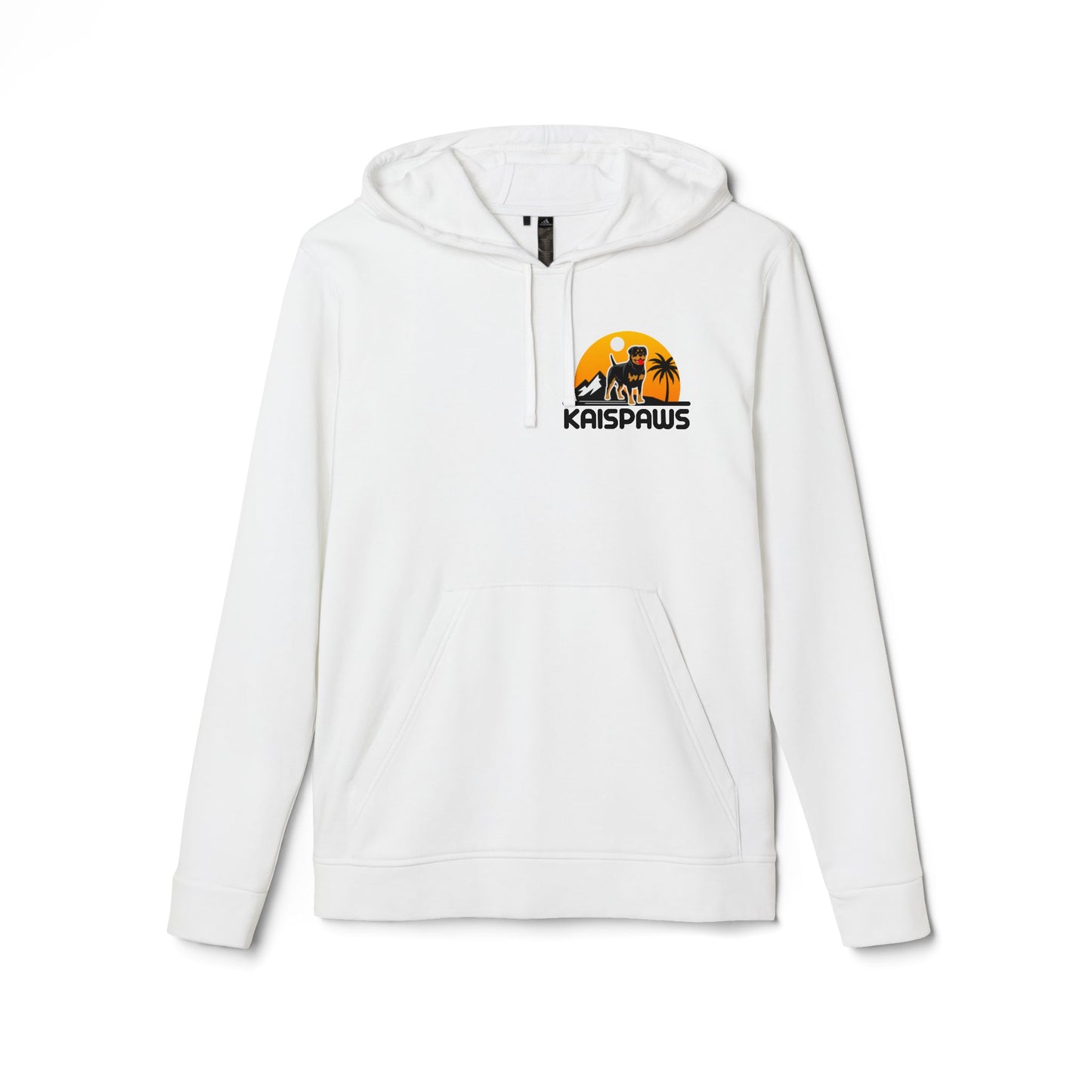 Ladies Fleece Hoodie 'Kiss My Rottie'