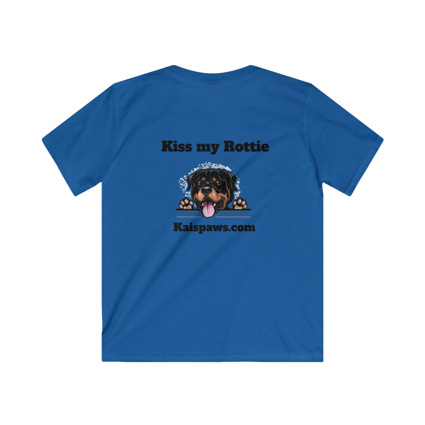 Kids Tshirt - "Kiss my Rottie" Dog Lover Shirt