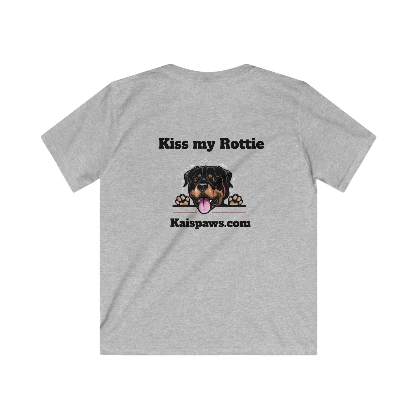 Kids Tshirt - "Kiss my Rottie" Dog Lover Shirt