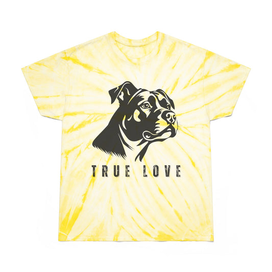 True Love Men's Tie-Dye Tee - Yellow Dog Lover Shirt