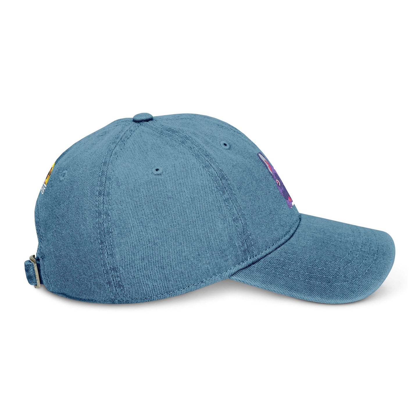 Embroidery French Bulldog Denim Hat - Stylish Cap for Dog Lovers