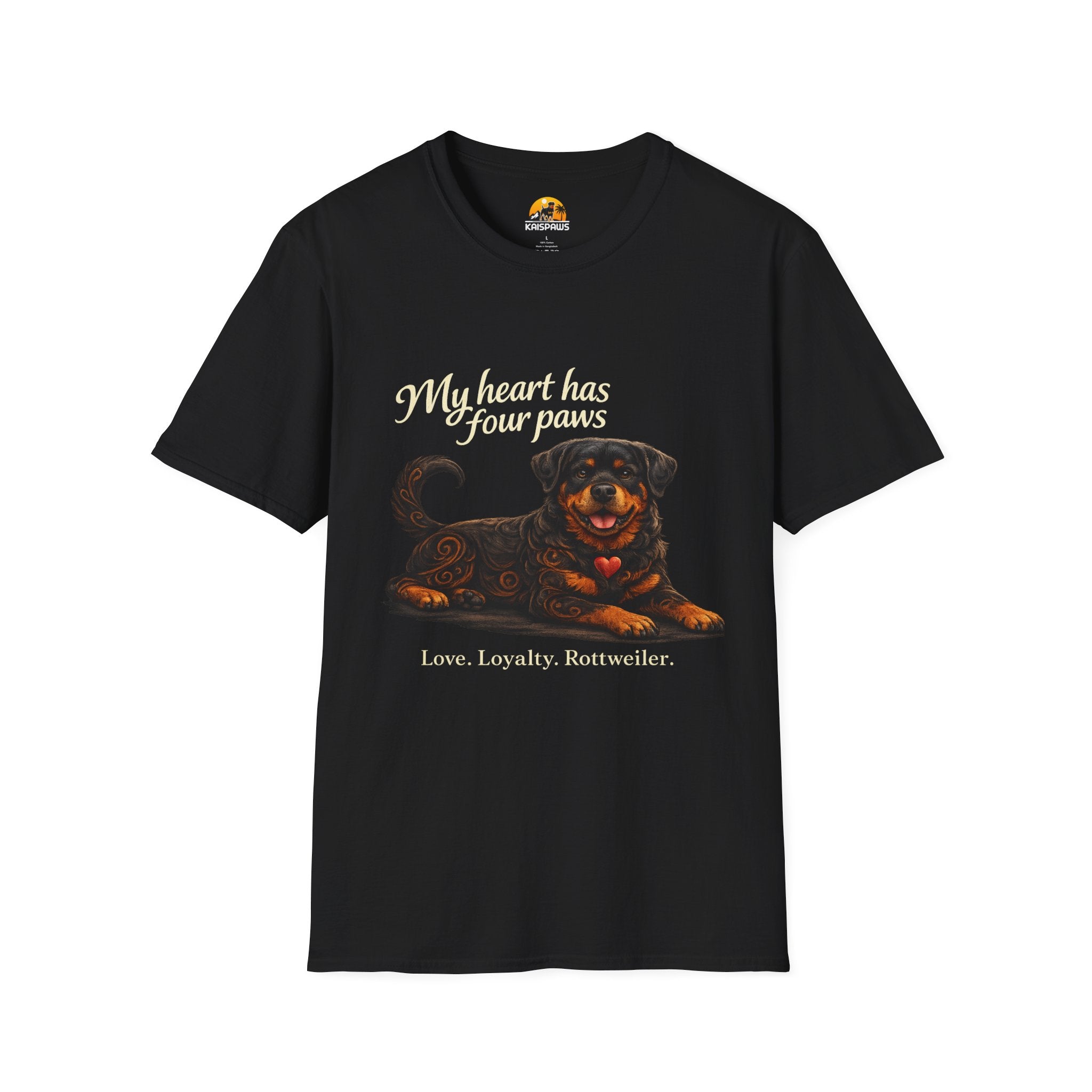 Curly Critters Rottweiler Graphic Tee