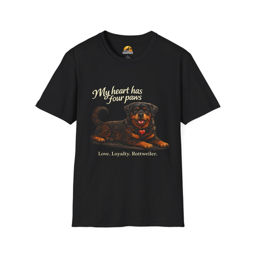 Curly Critters Rottweiler Graphic Tee
