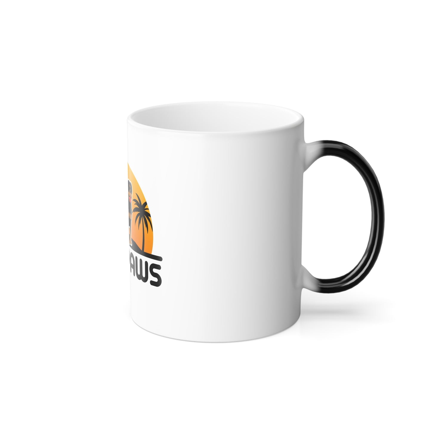Color Morphing Mug 'KaisPaws' Design - Perfect Pet Lover Gift