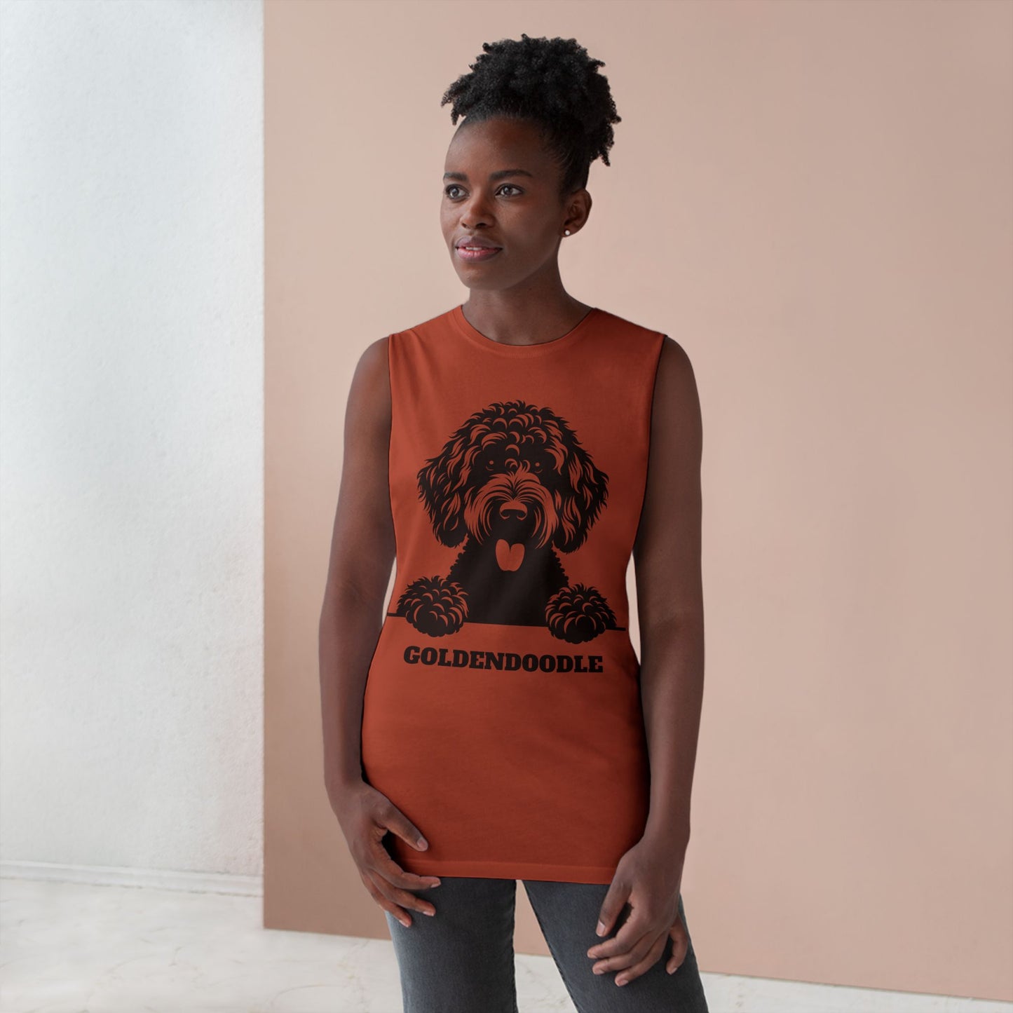 Goldendoodle Lover Unisex Tank Top - Fun Dog Graphic Tee