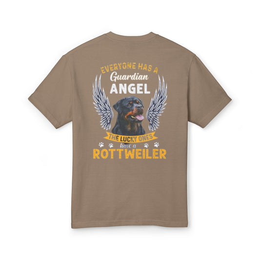 Rottweiler Guardian Angel Tee, Dog Lover Shirt, Pet Memorial Clothing, Animal Lover Gift, Unisex Animal Apparel