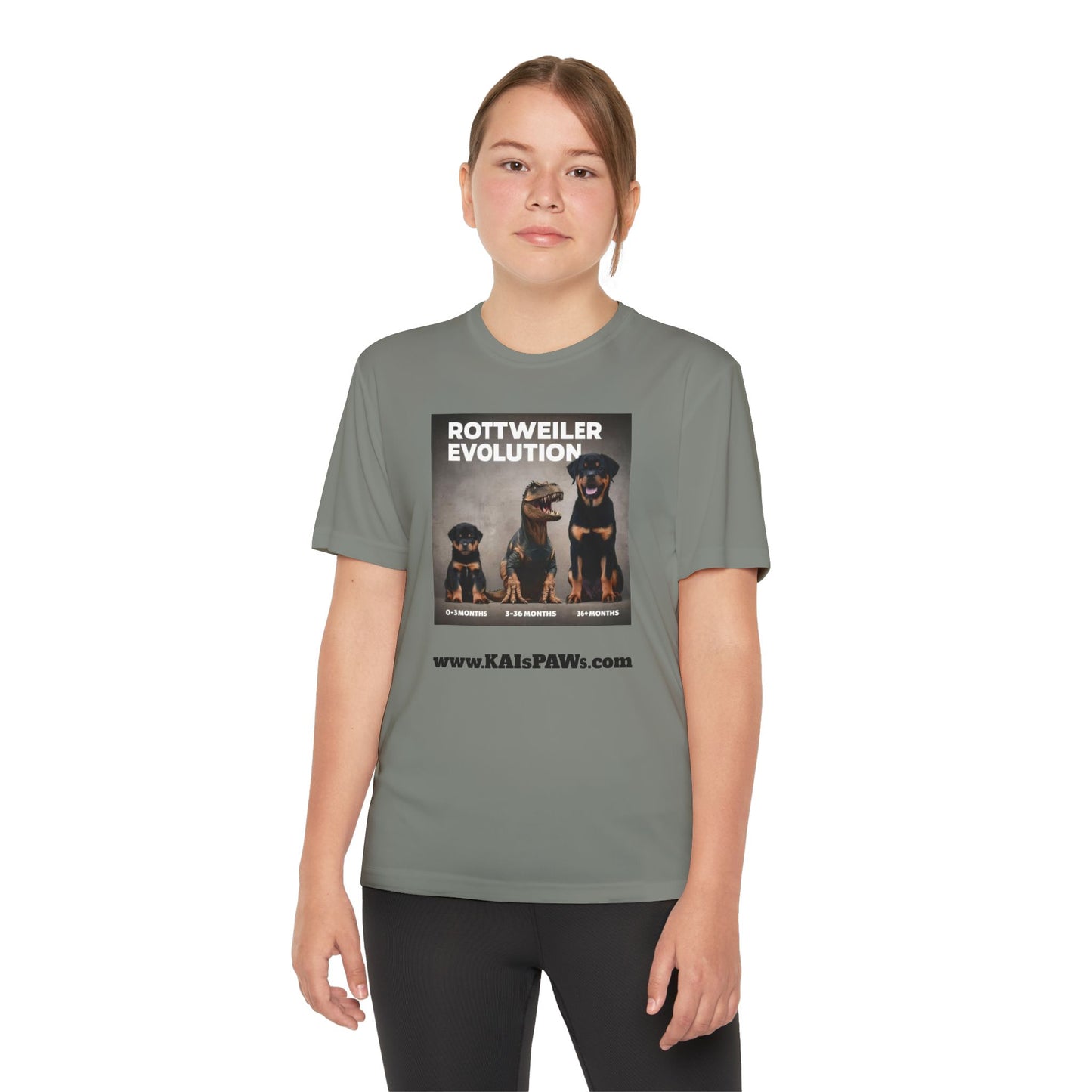 Youth Rottweiler the "Toby shirt" - Fun and Stylish Dog Lover Shirt