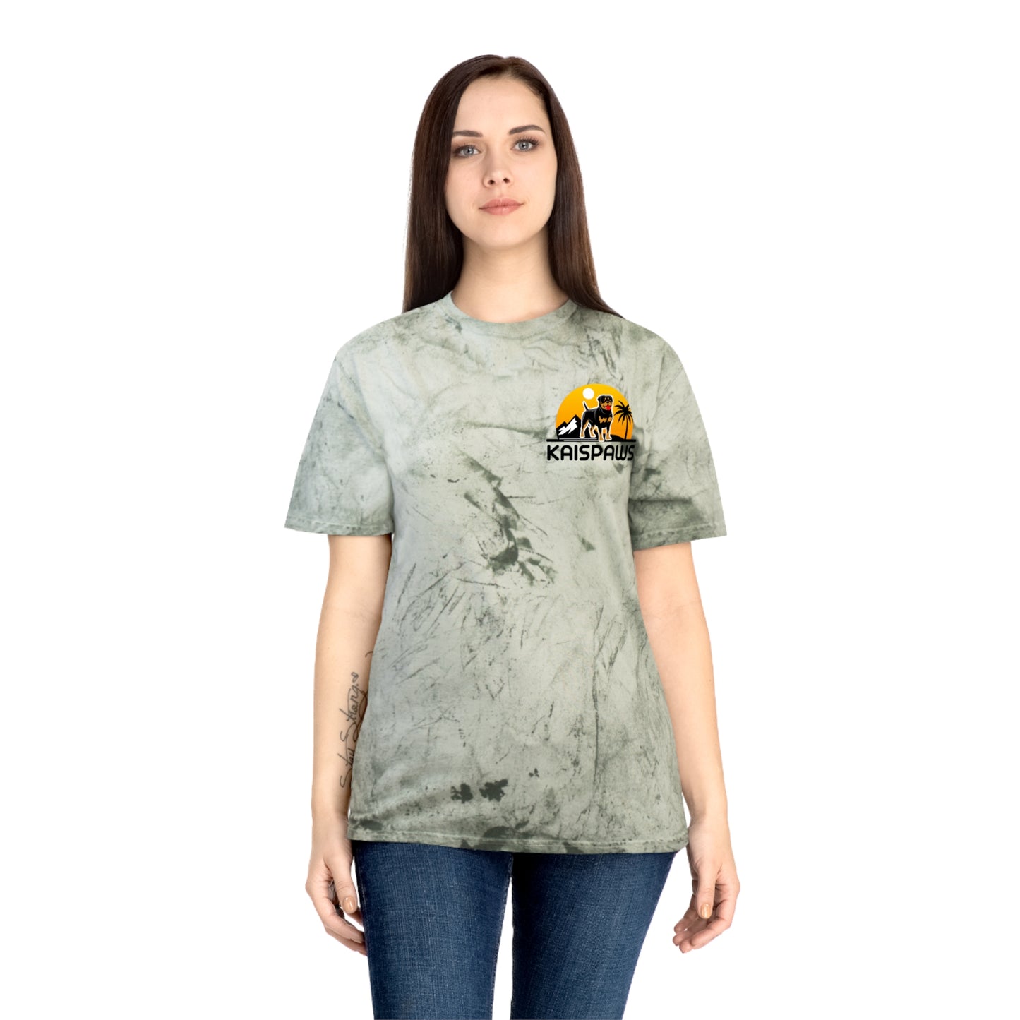 'Life's better with a Rottweiler' Ladies or Mens Color Blast T-Shirt