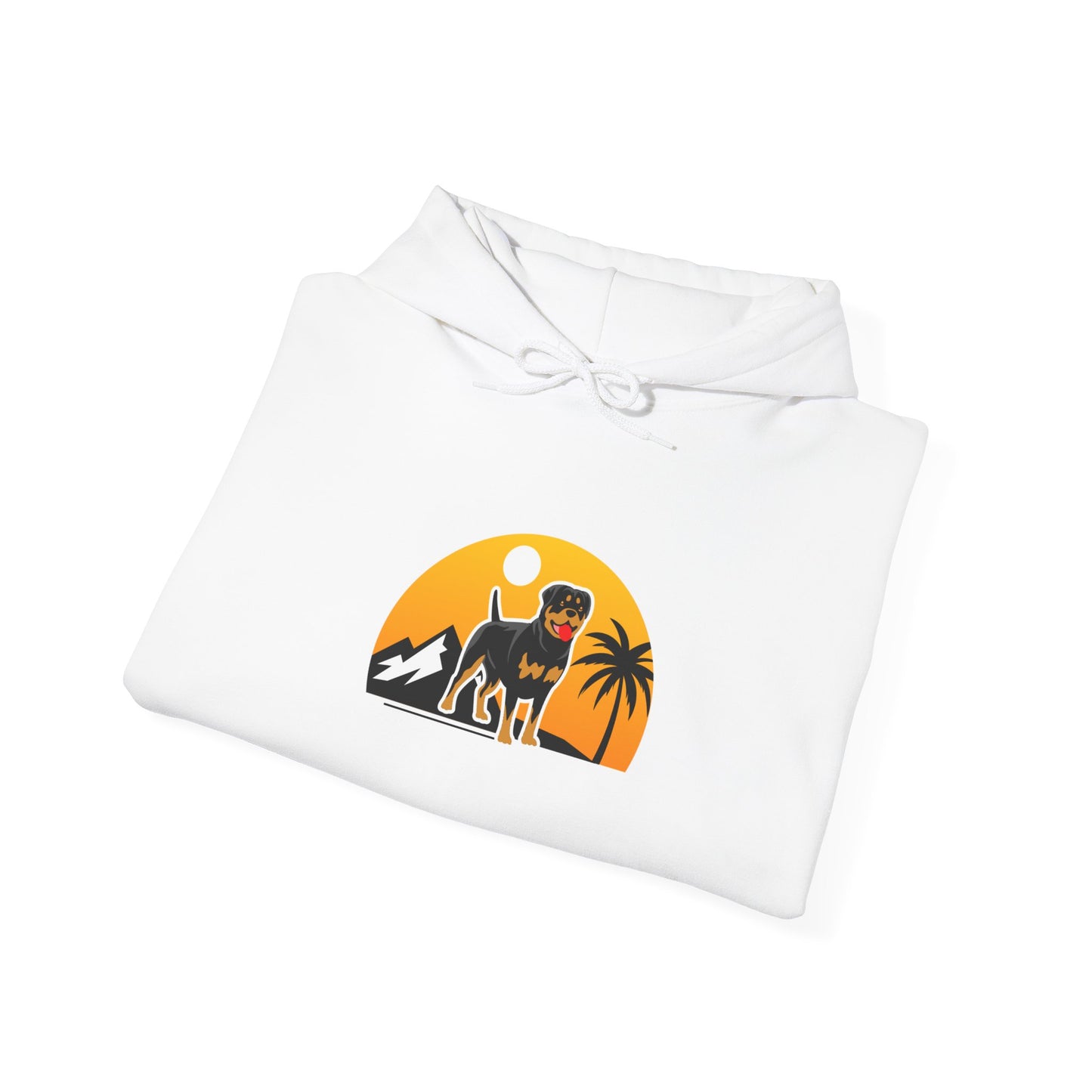 Rottweiler Adventure Hoodie - Cozy Unisex Sweatshirt with Fun Pet Design