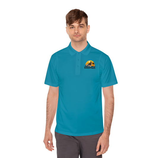Men's Sport Polo Shirt - 'KaisPaws' Casual Activewear for Dog Lovers
