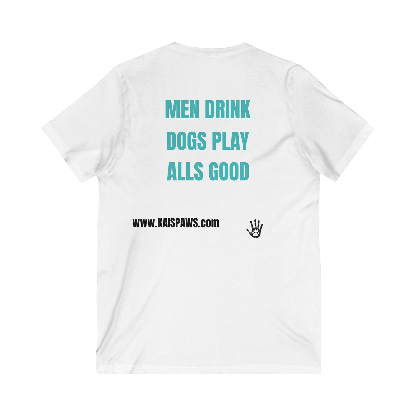 Doberman  Lover's V-Neck Tee, Pet Owner Gift, Funny Dog Shirt, Men's Animal Tee, Casual Wear, Pet Lover Apparel