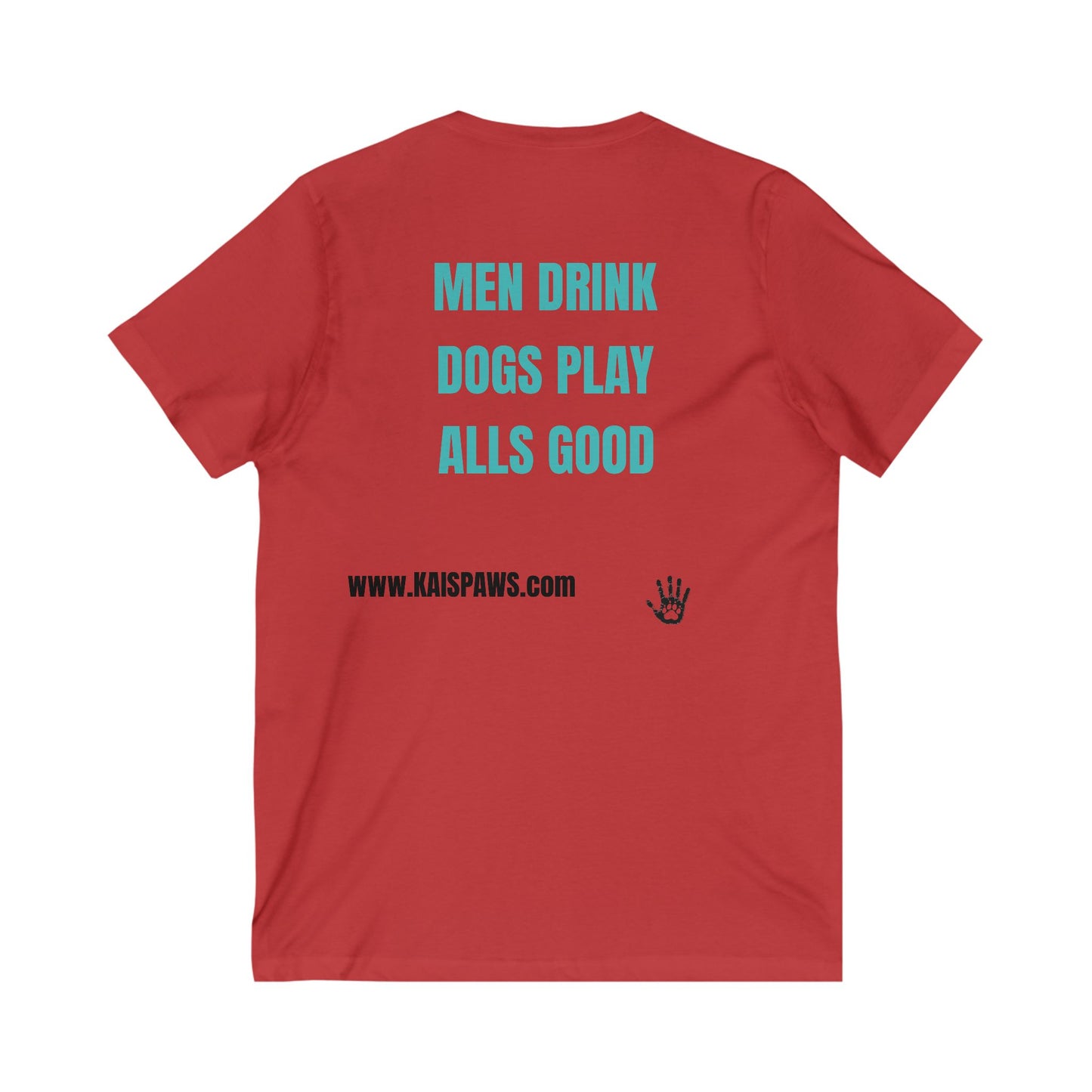Doberman  Lover's V-Neck Tee, Pet Owner Gift, Funny Dog Shirt, Men's Animal Tee, Casual Wear, Pet Lover Apparel