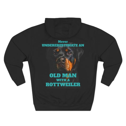 Custom Rottweiler Hoodie - Unique Fleece Pullover, Pet Lover Gift, Cozy Dog Sweatshirt, Funny Dog Owner Apparel, Birthday Present