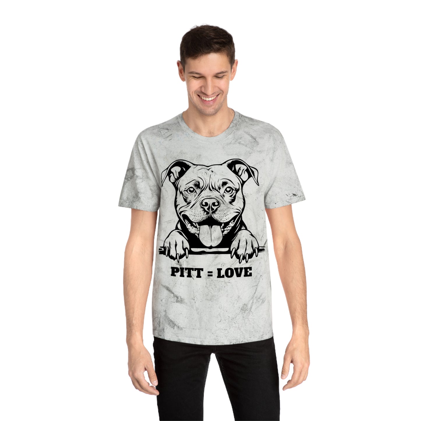 Pitt Love Women's Color Blast T-Shirt - Dog Lover Apparel