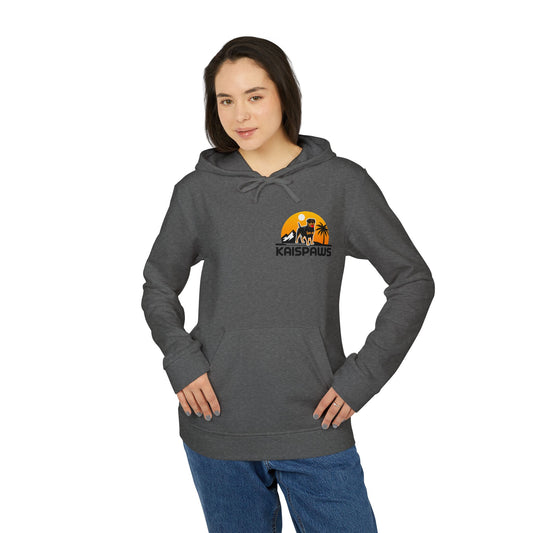 Ladies Fleece Hoodie 'Kiss My Rottie'