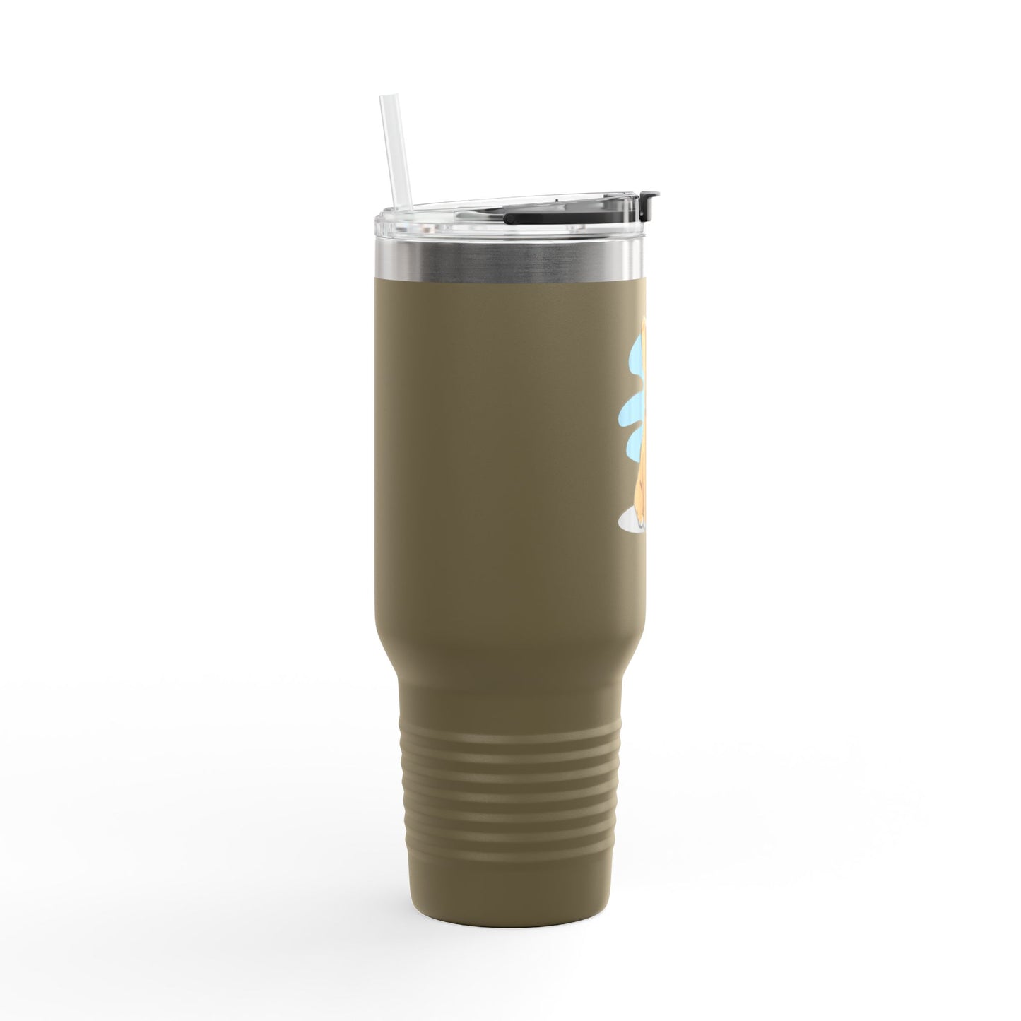Cute French Bulldog Insulated Travel Mug - 40oz Pet Lover Drinkware