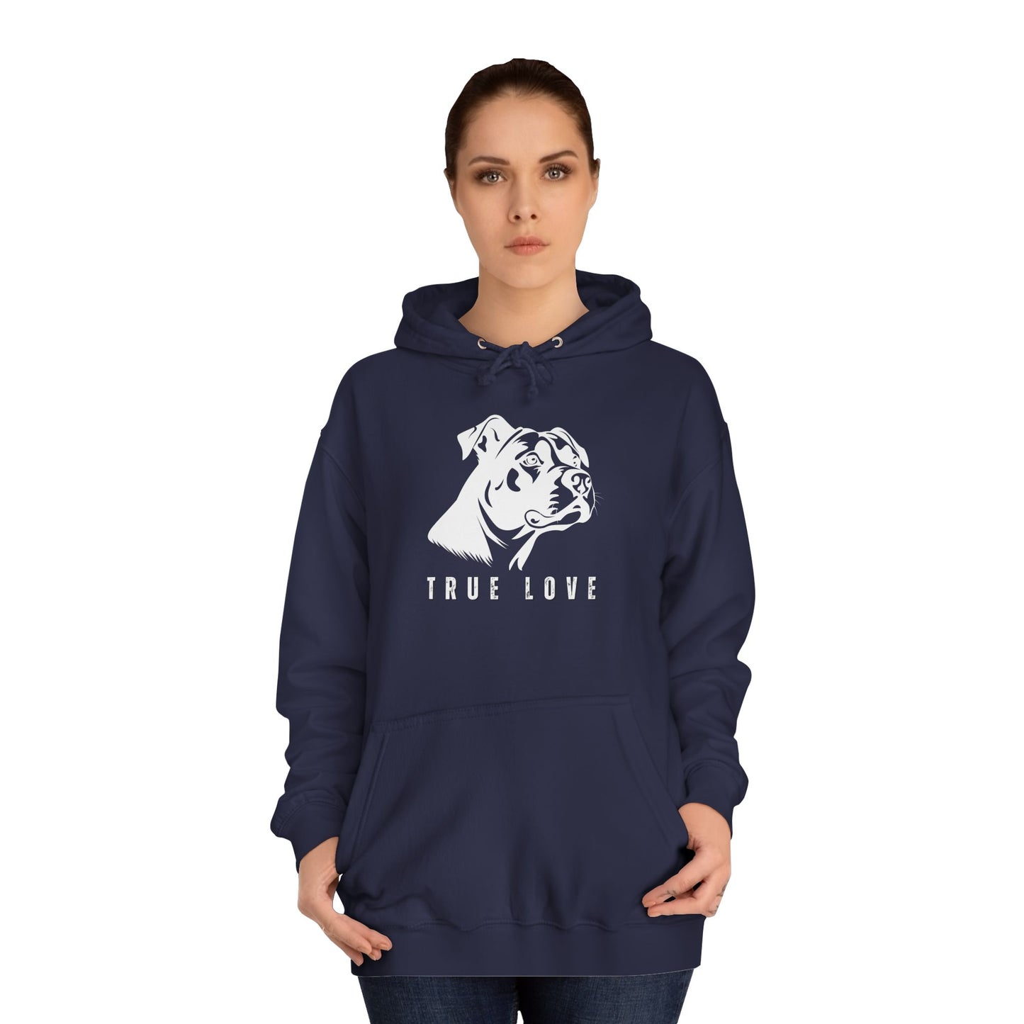 True Love Friends Forever Men's College Hoodie