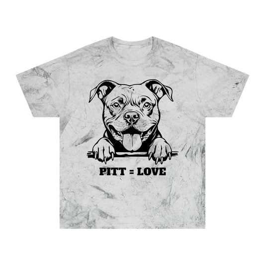 Pitt Love Women's Color Blast T-Shirt - Dog Lover Apparel
