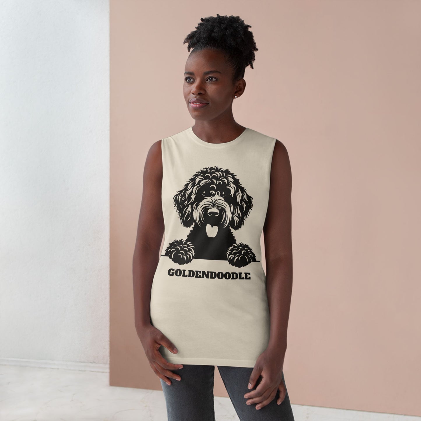 Goldendoodle Lover Unisex Tank Top - Fun Dog Graphic Tee